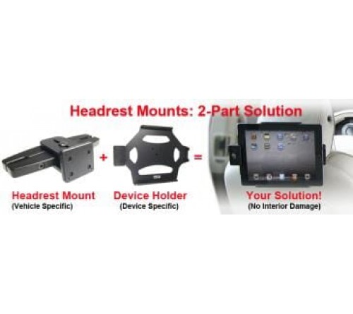 Brodit houder Apple iPad 2/3/4 (veerweerstand)