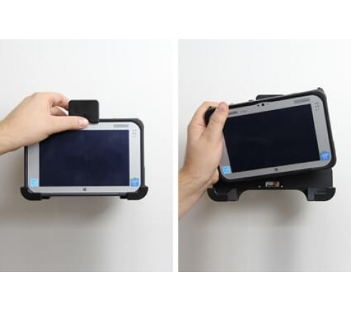 Brodit houder Panasonic Toughpad FZ-M1 met veerweerstand
