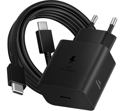 Lader 230V Samsung EP-T4511XBEGEU 45W usbC + usbC zwart PD3