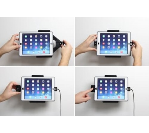 Brodit h/l Apple iPad Air/2017 USB sig.plug LOCK-Otterb.def.