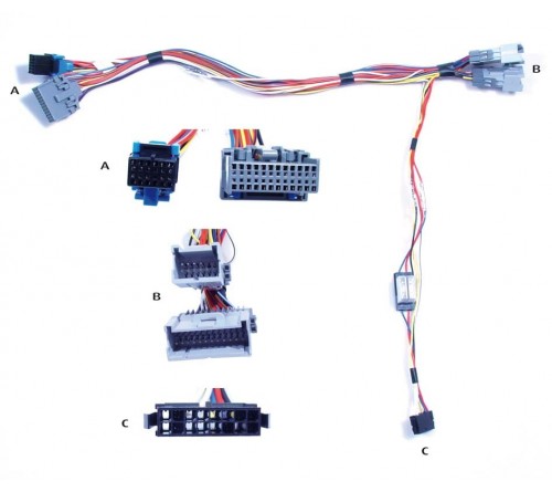 Kram 3G Interface lead Chevrolet 2002- 12+24 pin Line-in Lea