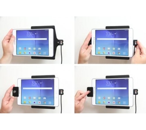 Brodit houder/lader Sam.Galaxy Tab A 8.0 USB sig.plug LOCK