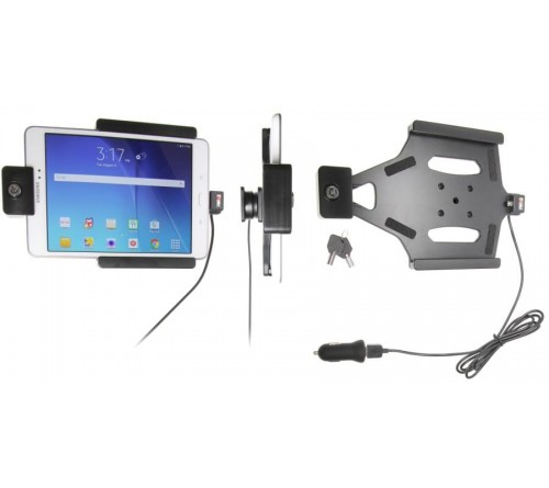 Brodit houder/lader Sam.Galaxy Tab A 8.0 USB sig.plug LOCK