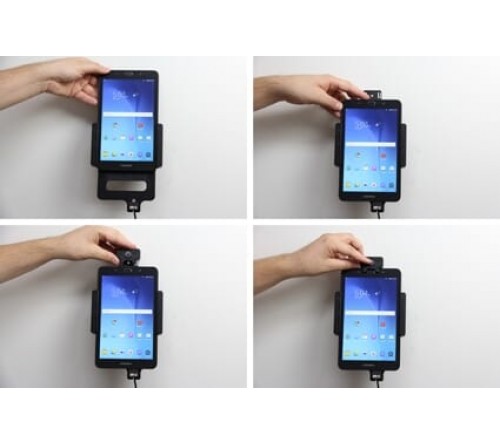 Brodit houder/lader Sam.Galaxy Tab E 8.0 USB sig.plug LOCK