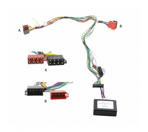 Kram Audio2Car ISO 24Volt + 2 kanaals 24->12V omvormer