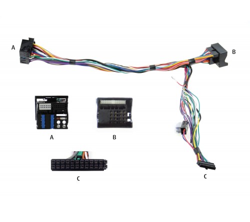 Kram Audio2Car BMW 2009- 40 pin Volledig bezet