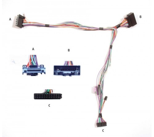 Kram Audio2Car Ford Focus 2011- 24pins Nieuwe connector