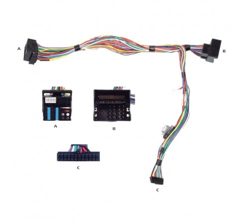 Kram Audio2Car VW 2010- 40 pin Delta / RNS Navi / MFD N