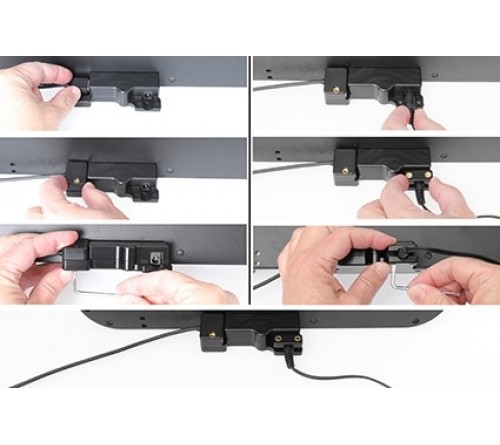 Brodit houder Zebra ET50/55 10.1" DC/USB-Host/w.exp/rugged