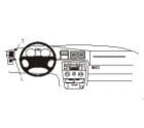 Proclip Opel Vectra 96-01 Left mount