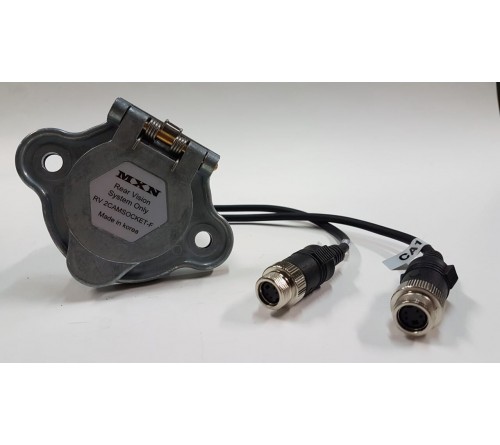 MXN 2 cam socket F trailer zijde tbv 2 camera trailerset