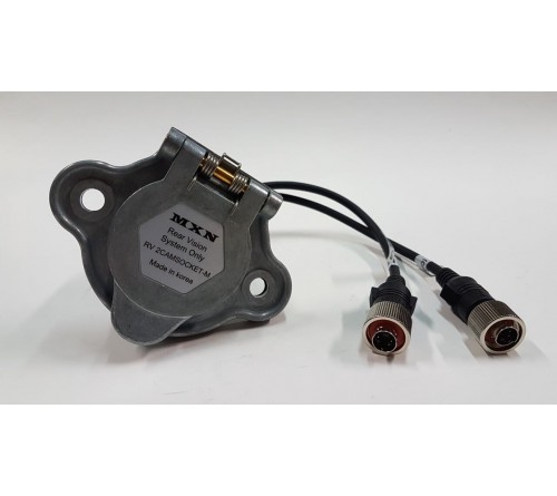 MXN 2 cam socket M truck zijde tbv 2 camera trailerset