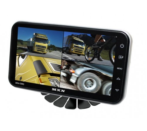MXN 7inch digital TFT monitor capacitive button 4 CAM input