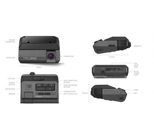 Thinkware F790 32GB 2CH Hardwire with AFHD Rear Camera