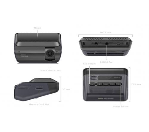 Thinkware Q1000 32GB WiFi BT GPS 2K smart park