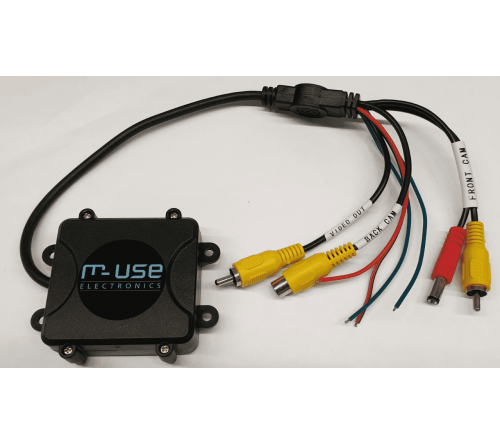 m-use voor/achter camera control box
