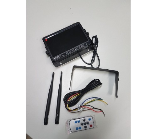 m-use SET wireless camera 1/3" Sony CCD + 7" DVR splitscreen