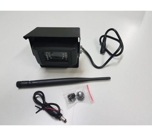 m-use SET wireless camera 1/3" Sony CCD + 7" DVR splitscreen