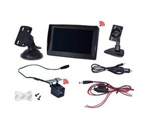 m-use wireless set 12V 4.3" monitor/bracket + uni AHD cam