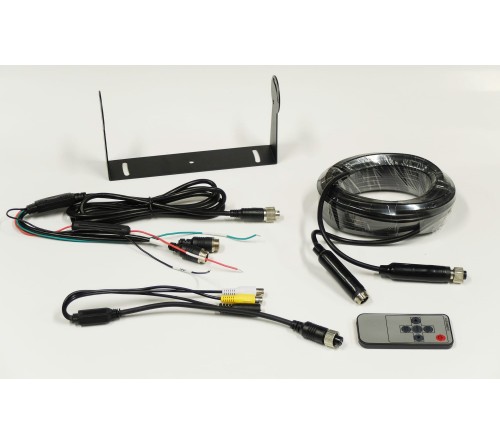 m-use SET opbouwcamera 1/3 + 7"scherm + 10 m kabel 4pin