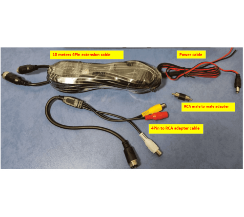 m-use remlicht-camera universeel 170° NTSC (LED)