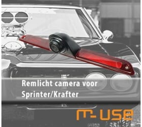 m-use remlicht-camera MB Sprinter/VW Crafter NTSC 170°