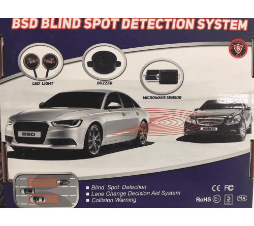 Dode hoek detectie  2 sensoren / 2 Leds /1 buzzer