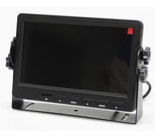m-use opbouw monitor 7" wide screen 2x AV 12/24V TFT-LCD