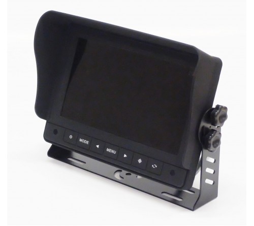m-use opbouw monitor 7" split screen 4x AV 12/24v TFT-LCD