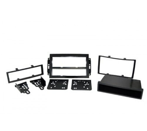2-DIN frame Chrysler  Dodge  Jeep met bakje multikit  zwart