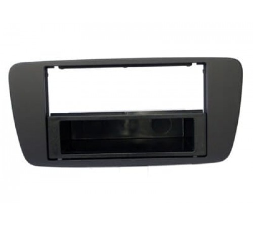 1-DIN frame Seat Ibiza 08-14 met bakje  antraciet