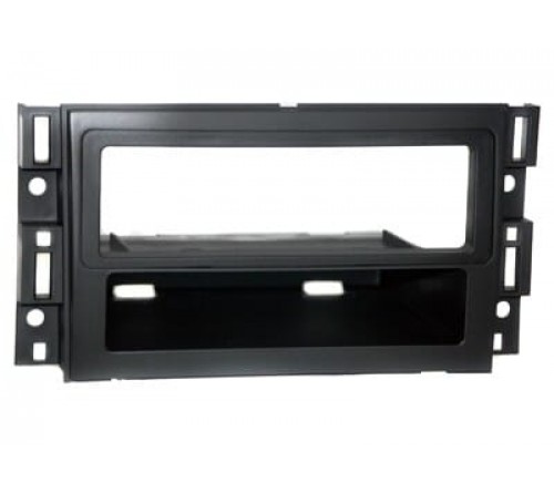 1-DIN frame Chevrolet  Buick  GMC  Hummer H2 07- zwart