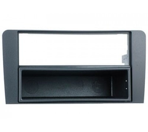 1-DIN frame Audi A3 03-12  A4 08-16 met bakje  zwart