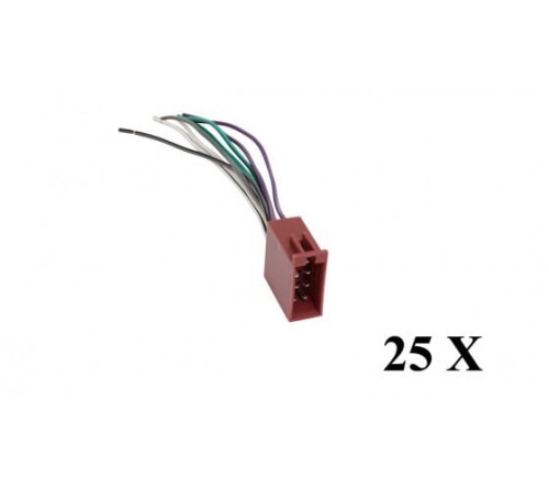 ISO Kabelboom  universeel bruin (sp) ISO - open einde (25x)