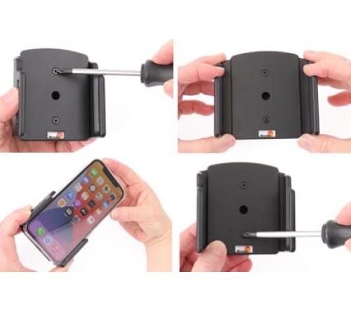 Brodit houder verstelbaar 70-83/6-10mm iPh 12-17/Pro