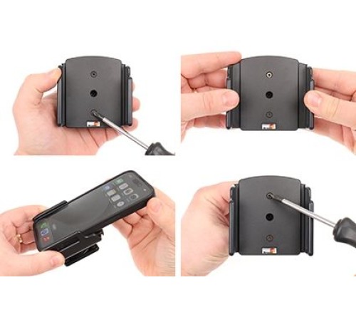 Brodit houder verstelbaar 70-83/8-12mm iPh 15-/Pro