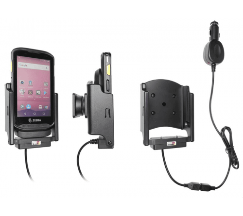 Brodit houder/lader Zebra TC20/TC25 PowerPack sig.plug - 3A