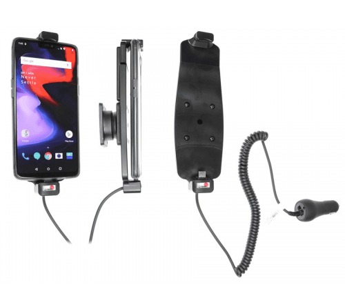 Brodit houder/lader OnePlus 6/ 6T/7 sig.plug (met Skins)
