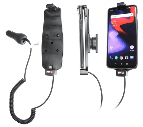 Brodit houder/lader OnePlus 6/ 6T/7 sig.plug (met Skins)