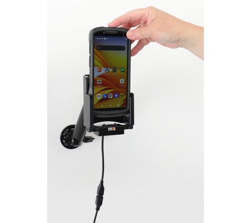 Brodit houder/lader Zebra TC53/TC58 sig.plug-with boot