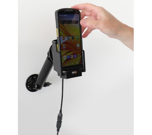 Brodit houder/lader Zebra TC53/TC58 sig.plug-without boot