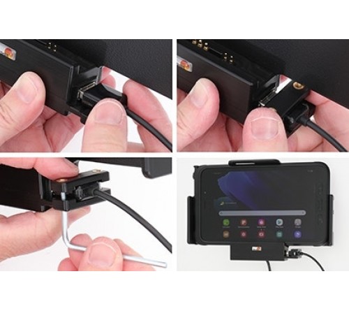 Brodit houder/lader Samsung Tab Active 2/3 sig.usbC Host