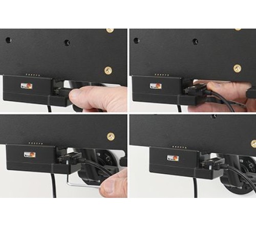 Brodit houder/lader Honeywell EDA10A usb host/pogo cig.plug