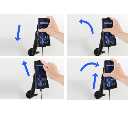 Brodit houder/lader Sonim XP Pro sig.plug - pogo