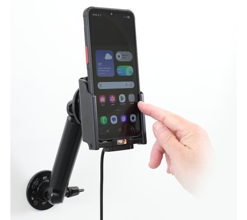 Brodit houder/lader Samsung Xcover 7 Pro sig.plug -pogo