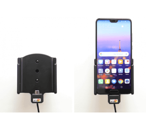 Brodit houder/lader Huawei P20 fixed instal.