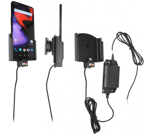 Brodit houder/lader OnePlus 6/ 6T/7 fixed instal.