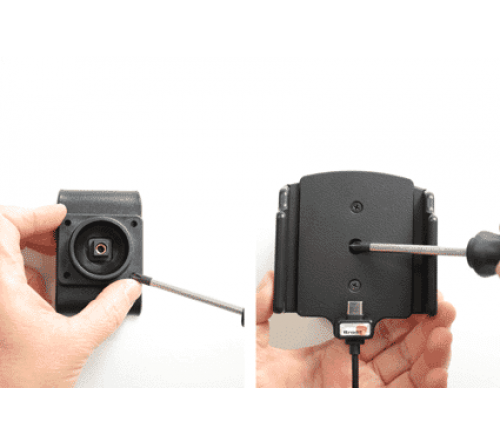 Brodit houder/lader OnePlus 6/ 6T/ 7 met skin fixed instal.