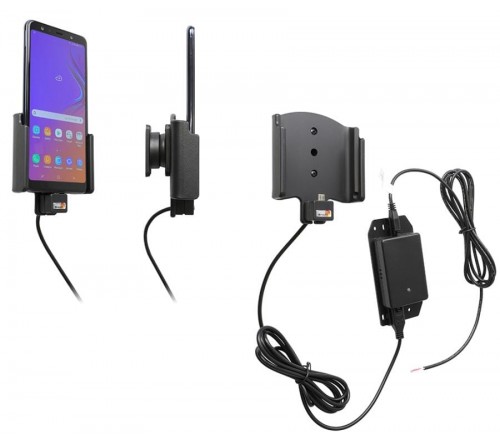 Brodit houder/lader Samsung Galaxy A7 (2018) fixed instal.