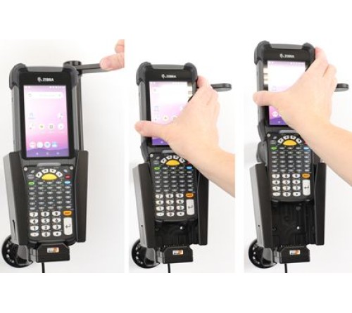 Brodit houder-lader Zebra MC9300/9400 Swiveling top- fixedl